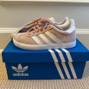 NWT Adidas Girls Pink Gazelle Shoes Size 11